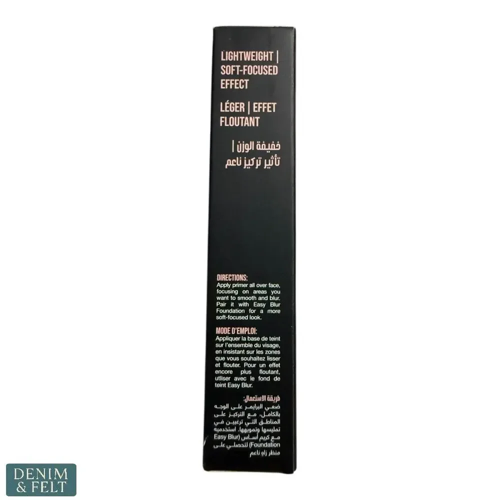 NEW Huda Beauty‎ Easy Blur Silicone-Free Smoothing Pore Minimizing Primer 30mL